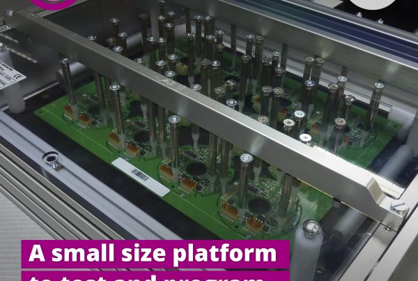 A small size platform to test and program 12 paneled encoders