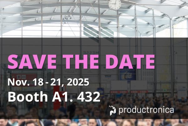 save the date Productronica